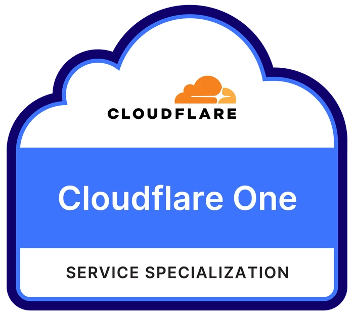 Cloudflare One Service Specialization Badge